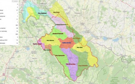 Podział mezograficzny 2018 -  Ziemia Kłodzka