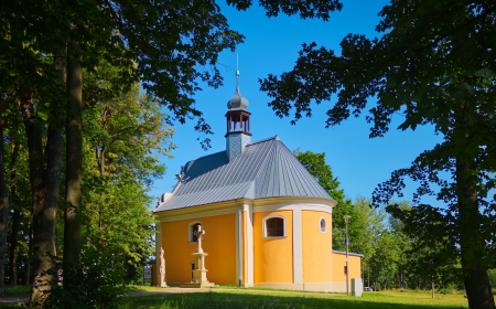 Kaplica św. Floriana na Górze Parkowej w  Bystrzycy Kłodzkiej