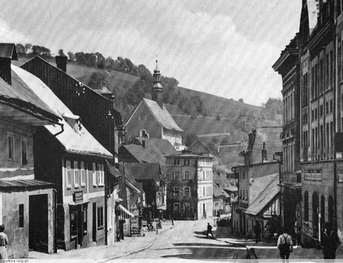 Duszniki Zdrój - kościół p.w. Świętego Krzyża (nieistniejący)