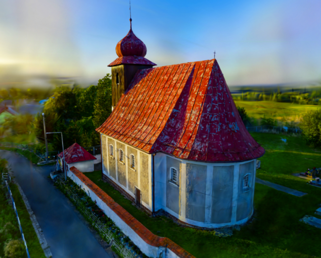 Kościół Św. Floriana w Szklarni 3D
